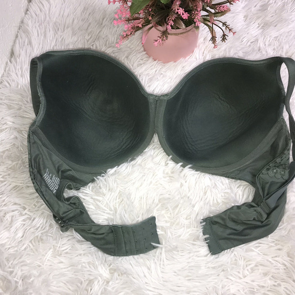 Victoria’s Secret Body By Victoria Lined Perfect Coverage Bra 40DD lace Green - Picture 4 of 5